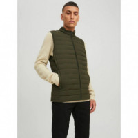 Chaleco acolchado con cierre de cremallera Jack & Jones