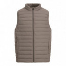 Chaleco acolchado con cierre de cremallera Jack & Jones