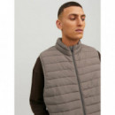 Chaleco acolchado con cierre de cremallera Jack & Jones