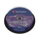 VERBATIM Dvd+r Dl 8.5GB Doble Capa Bote 10