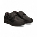 Mocasin Velcro Negro  BIOMECANICS