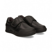 Mocasin Velcro Negro  BIOMECANICS