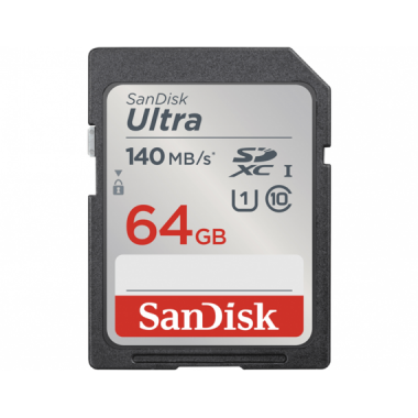 Tarjeta SANDISK Ultra 64GB 140MB/S