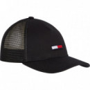 Gorra Trucker con Logo Bordado y Malla de Tommy Jeans  TOMMY HILFIGER