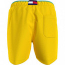 Bañador Reciclado de Medio Largo con Logo TOMMY HILFIGER