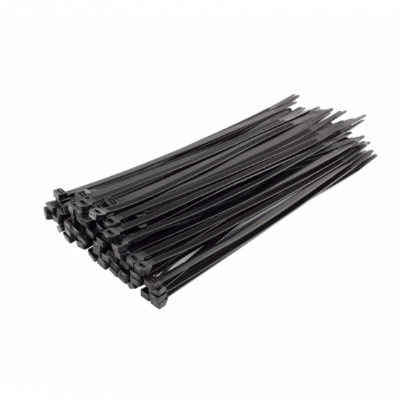 Brida Plástica Negra 7.6X450MM (100 Unidades)