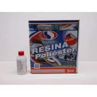 Resina Poliester Plus Tixotropica 5 Kilos Catalizador