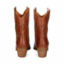 Bota Cowboy Piel Cuero  EXE