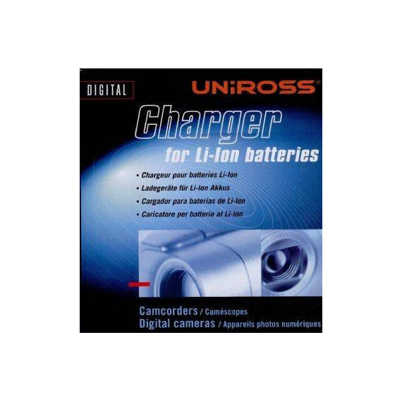 UNIROSS Cargador Bateria Foto-video Universal