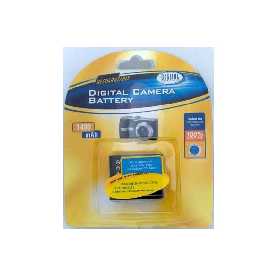 Digital Bateria S007 para Panasonic TZ4 - TZ5  DIGITAL CONCEPTS