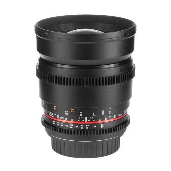 Samyang Super Gran Angular Vdslr 16MM T2.2 para Nikon  LK SAMYANG