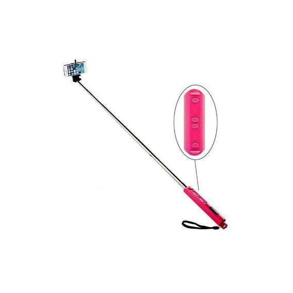 SELFIE Monopod con BLUETOOTH y Zoom Negro/azul-rosa/verde