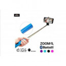 SELFIE Monopod con BLUETOOTH y Zoom Negro/azul-rosa/verde