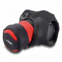 Miggö Grip & Wrap para Camaras Dslr (rojo/negro)  MIGGO