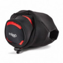 Miggö Grip & Wrap para Camaras Bridge (rojo/negro)  MIGGO