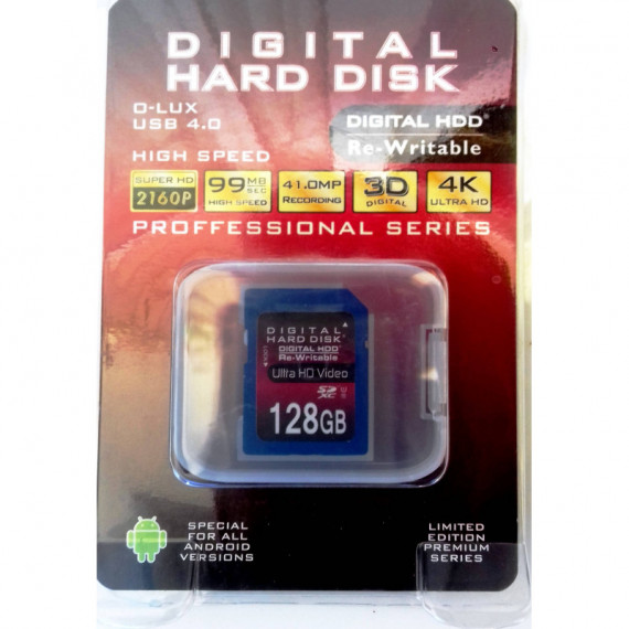 HDD Tarjeta Sd 128GB (CLASS10)