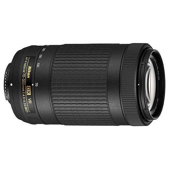 NIKON 70-300 Mm Af-p Dx Nikkor F/4.5-6.3G Ed Vr (solo Compatible con NIKON D3300 - D5300 - D5500 - D3400 -D5600