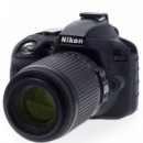 EASYCOVER Funda Protectora para la Nikon D3300/D3400 Negro