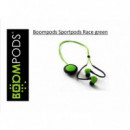 BOOMPODS Auricular Sportspods Race -verde BLUETOOTH Control/clip