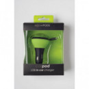 BOOMPODS Cargador Apple de Coche 2 USB Verde