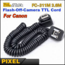 PIXEL  FC-311/S E-ttl Cable Extensible para Flash Canon 3.6M