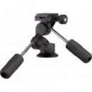 ROLLEI Rotula Rock Solid 3-WAY M Negr Aluminio 3D 2 Mangos