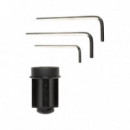 ROLLEI Rock Solid Gamma 180 Aluminium Alum Rosca 1/4"&3/8" 4S