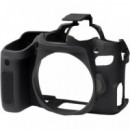 EASYCOVER Funda Protectora para la Canon Eos 77D  Negro (incluye Protector de Pantalla Lcd)