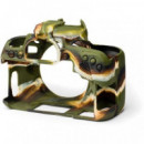 EASYCOVER Funda Protectora para la Canon Eos 77D  Camuflaje (incluye Protector de Pantalla Lcd)