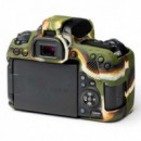 EASYCOVER Funda Protectora para la Canon Eos 77D  Camuflaje (incluye Protector de Pantalla Lcd)