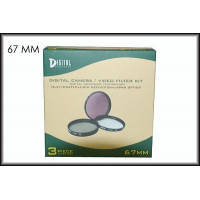DIGITAL CONCEPTS Kit de Filtro 67MM  (uv/fld/pl)