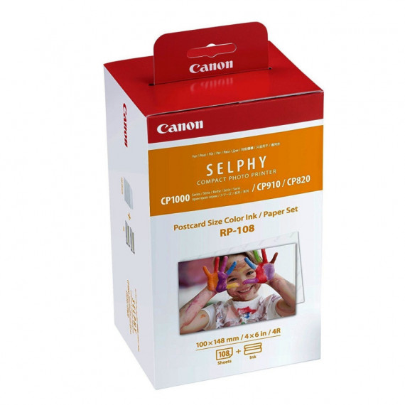 CANON RP108 Papel Fotografico y Cartucho Selphy