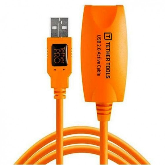 Tether Tools  Tettherpro USB 2.0 Active Extension 5MTS. Naranja  TETHERTOOLS