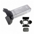 GODOX Juego de Aletas para AD200 + 4 Gels