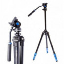 BENRO Kit de Trípode de Video Slim TSL08AS2CSH