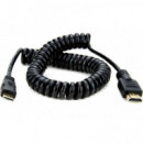 ATOMOS ATOMCAB009 Mini HDMI a HDMI 50CMS. Cable Espiral