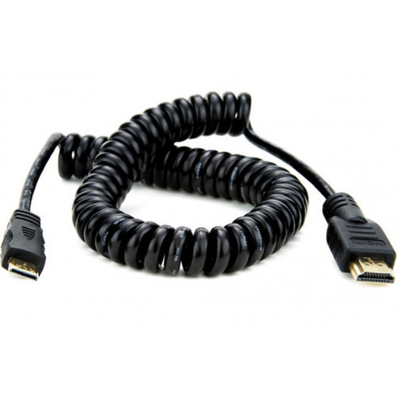 ATOMOS ATOMCAB009 Mini HDMI a HDMI 50CMS. Cable Espiral