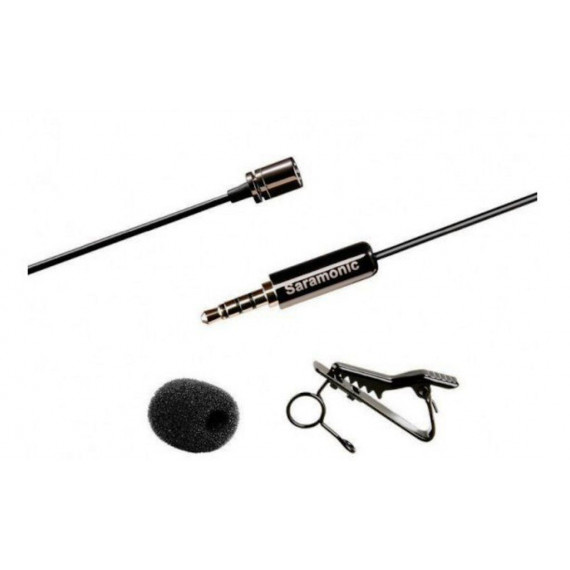 SARAMONIC SR-LMX1+ Kit Microfono Lavalier Especial Smartphones