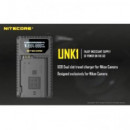 NITECORE UNK1 Cargador Nikon EN-EL14/14A/15 DUAL(2BATERIAS 1 Usb)