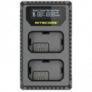 NITECORE USN4 Pro Cargador Sony NP-FZ100 Dual (2 Baterias 1 Usb)
