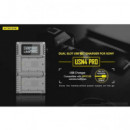 NITECORE USN4 Pro Cargador Sony NP-FZ100 Dual (2 Baterias 1 Usb)