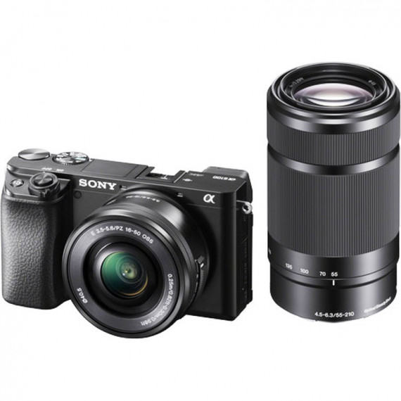 SONY Alpha 6100 Cuerpo + Sel 16-50MM Ae + 55-210 Mm (  ILCE6100YB.CEC)