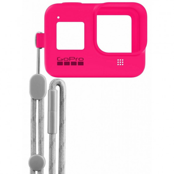 Gopro Sleeve(funda) + Lanyard(correa)  ACSST-011 - Fucsia - HERO7 / 6/5 y Hero 2018  GOPRO