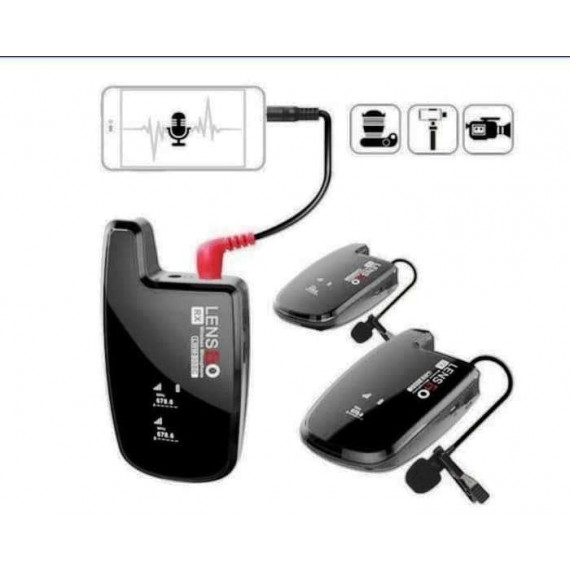 LENSGO 308C 2TX + 1RX Sistema Micro Inalambrico