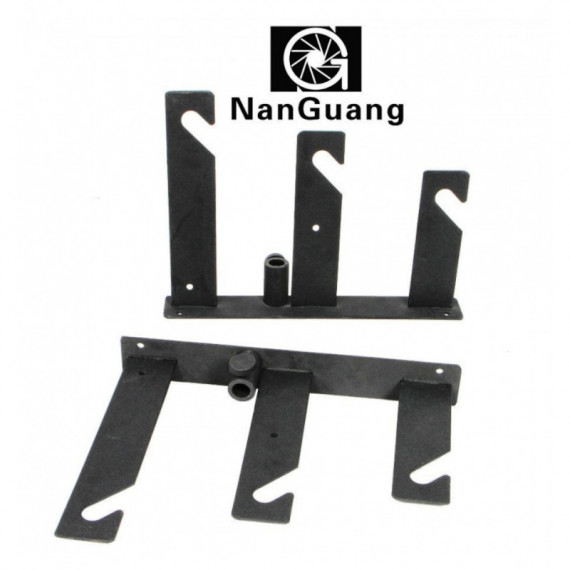 NANGUANG Soporte  Fondos/ Triple Gancho para Pared y Pies NG-M003S