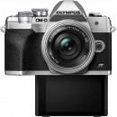 OLYMPUS Om-d E-M10  Mark Iv  + 14‑42MM F3.5‑5.6 y 40‑150MM F4‑5.6 Pancake Kit - Plata
