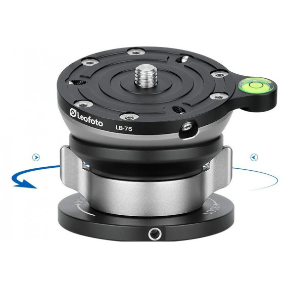 LEOFOTO Base Niveladora P/tripodes y Rotulas LB75