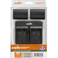 JUPIO Cargador Doble + 2 Baterias LP-E6NH Ref. CCA1011