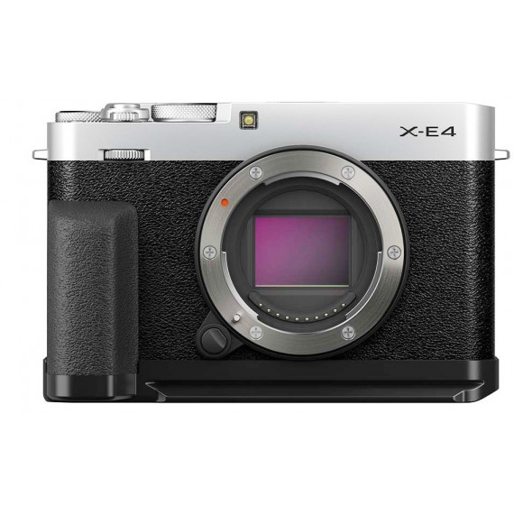 FUJIFILM X-E4 Cuerpo Plata + Kit Grip y Boton Pulgar