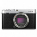 FUJIFILM X-E4 Cuerpo Plata + Kit Grip y Boton Pulgar